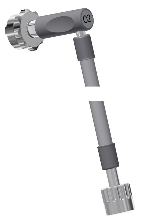 Schlauch, O2, 1,5m, NF - NIST, ISO