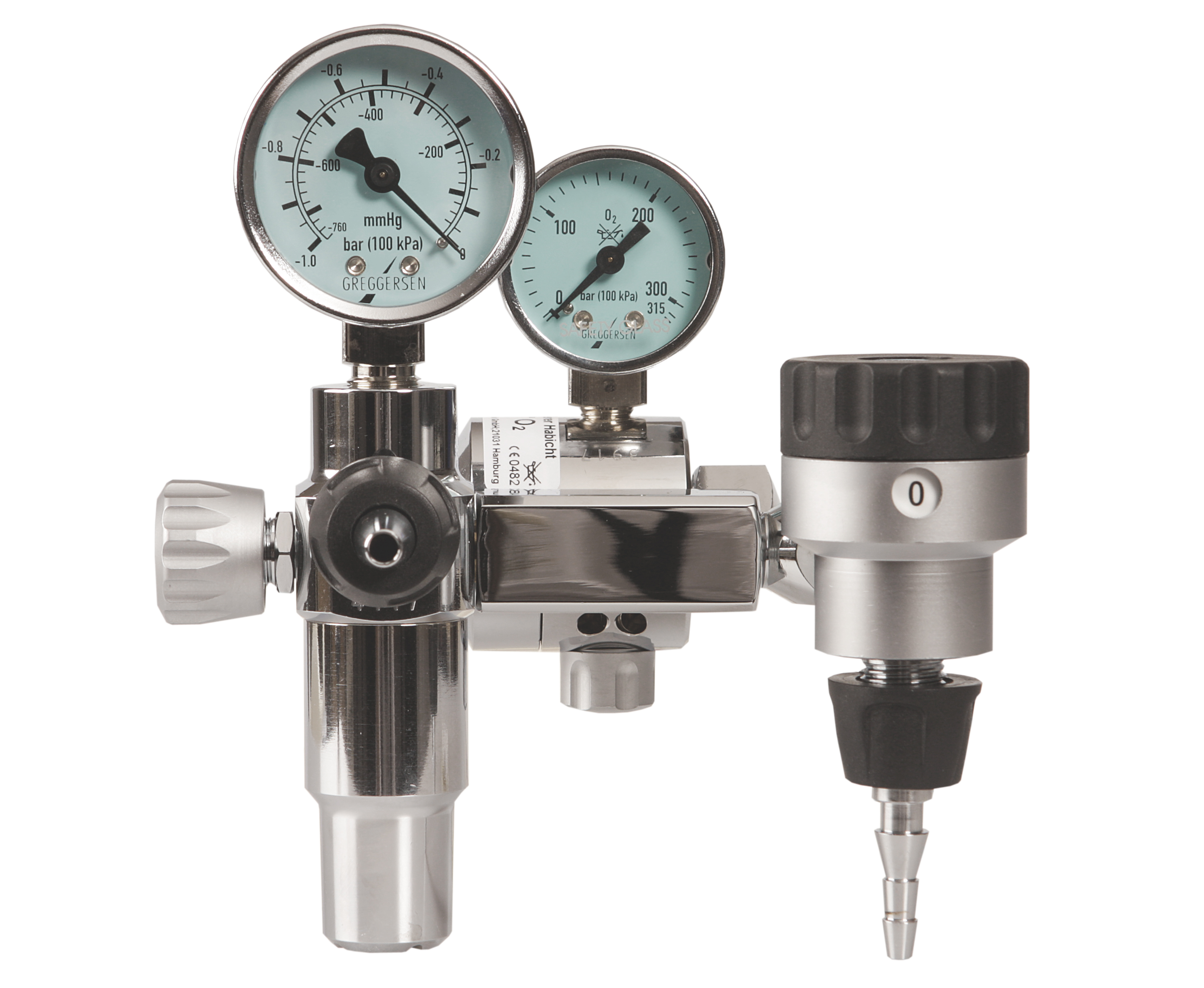 Druckminderer Habicht mit Kolibri